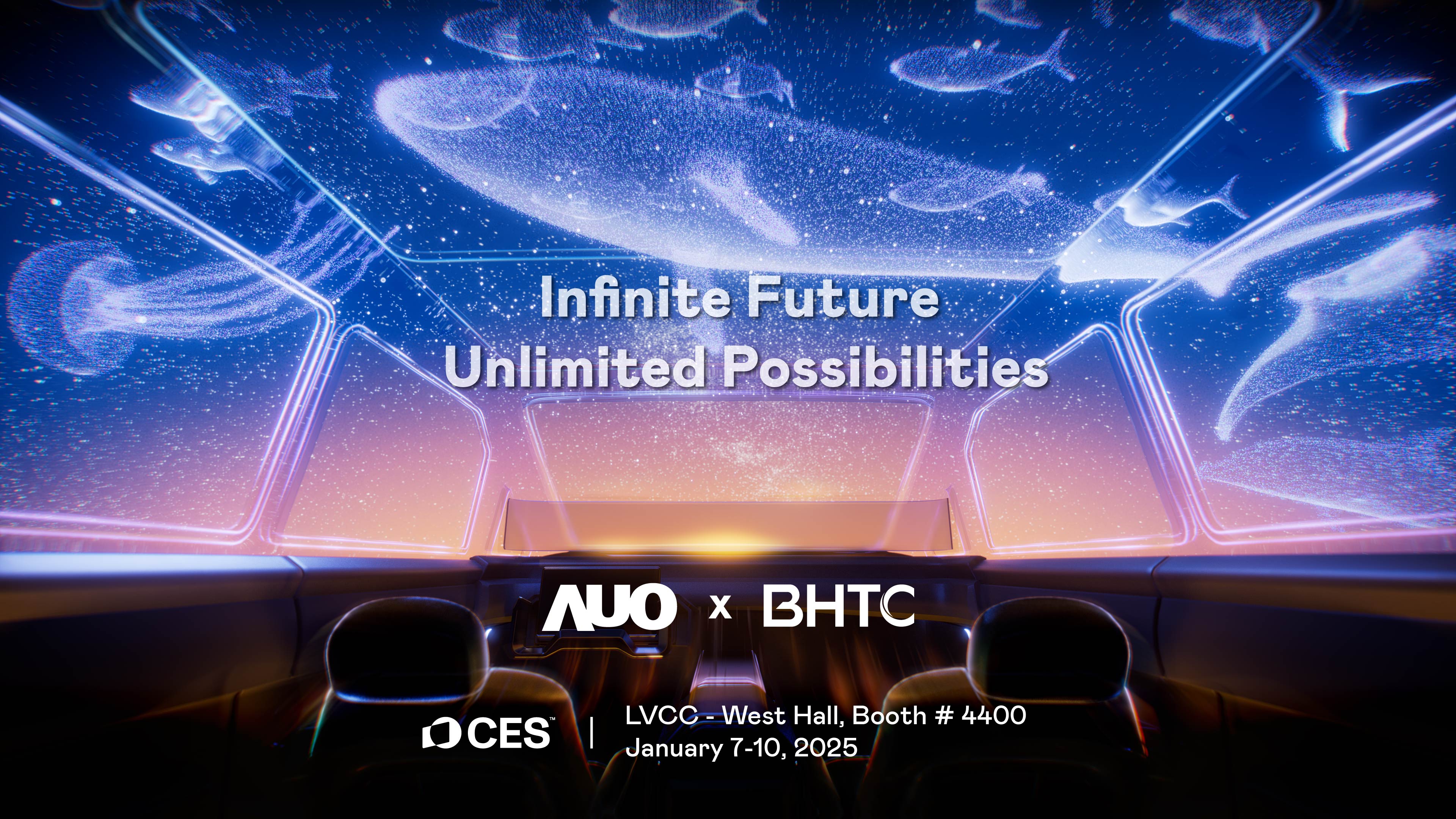 evoҕӍ��Infinite Future, Unlimited Possibilies�����}����BHTC��CES 2025�U��Ҏģչ��
