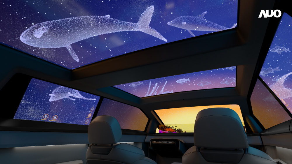 evoҕӍ��Smart Cockpit 2025չʾһϵ���I�ȘI���Micro LED Display HMI ��Q���������лþ�ȫ����Ļ(Vitrual Sky Canopy)��ȫ���׶Ȍ����ߴ���͸��Micro LED �@ʾ�����촰�đ��ã�����o߅�H�ĳ���ʽ�w�
